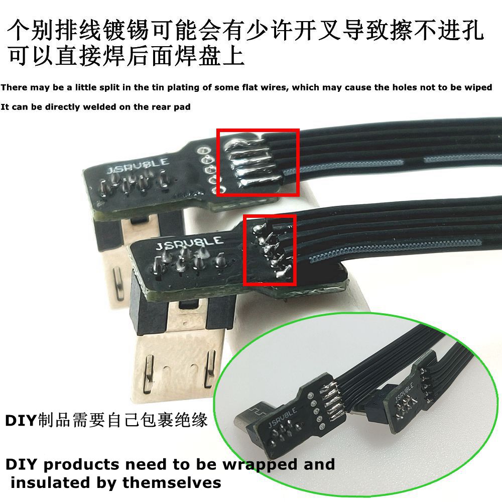 DIY 3PCS mini USB2.0 Male Plug – обзор и цена Transmission Jack Adapter