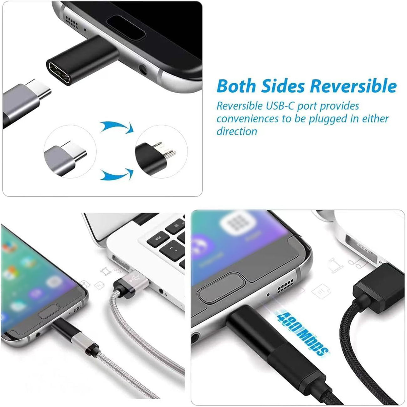 USB Type C Female to Micro USB – обзор и цена Transmission Jack Adapter