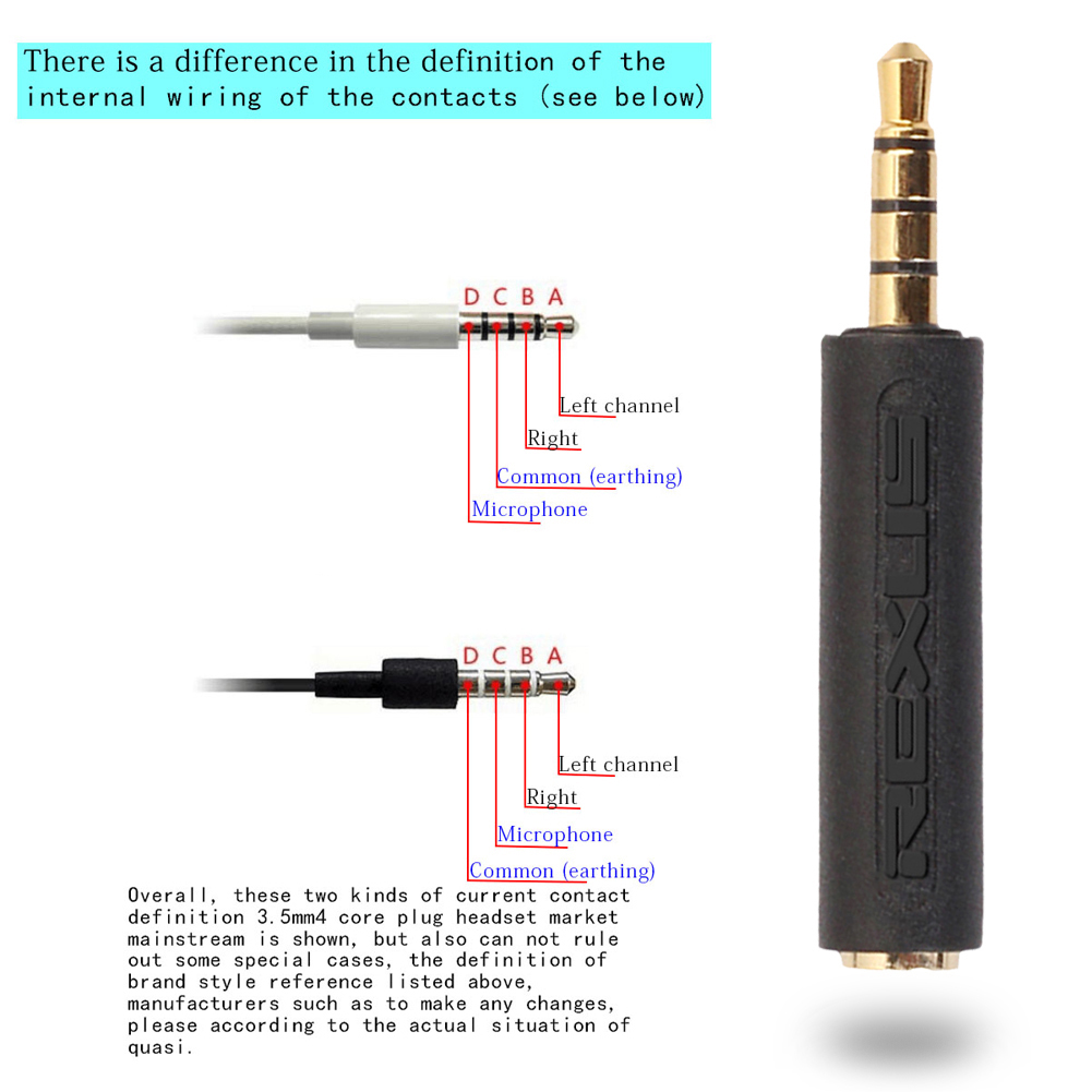 3.5mm OMTP To CTIA Earphone Ad – обзор и цена Transmission Jack Adapter